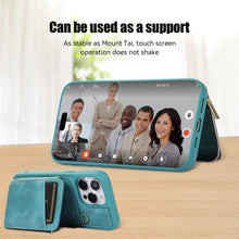 Cargar imagen en el visor de la galería, Funda-Cartera con correa para iPhone