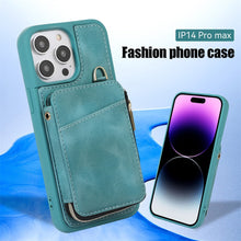 Cargar imagen en el visor de la galería, Funda-Cartera con correa para iPhone