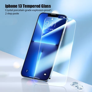 Cristal templado para iPhone incluye 4 cristales