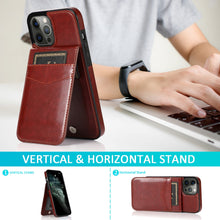 Cargar imagen en el visor de la galería, Funda-Cartera 5 tarjetas y bolsillo para iPhone
