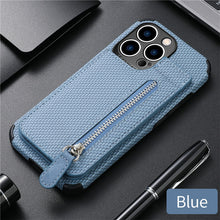 Cargar imagen en el visor de la galería, Funda-cartera 2 tarjetas y bolsillo para iPhone
