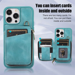 Funda-Cartera con correa para iPhone